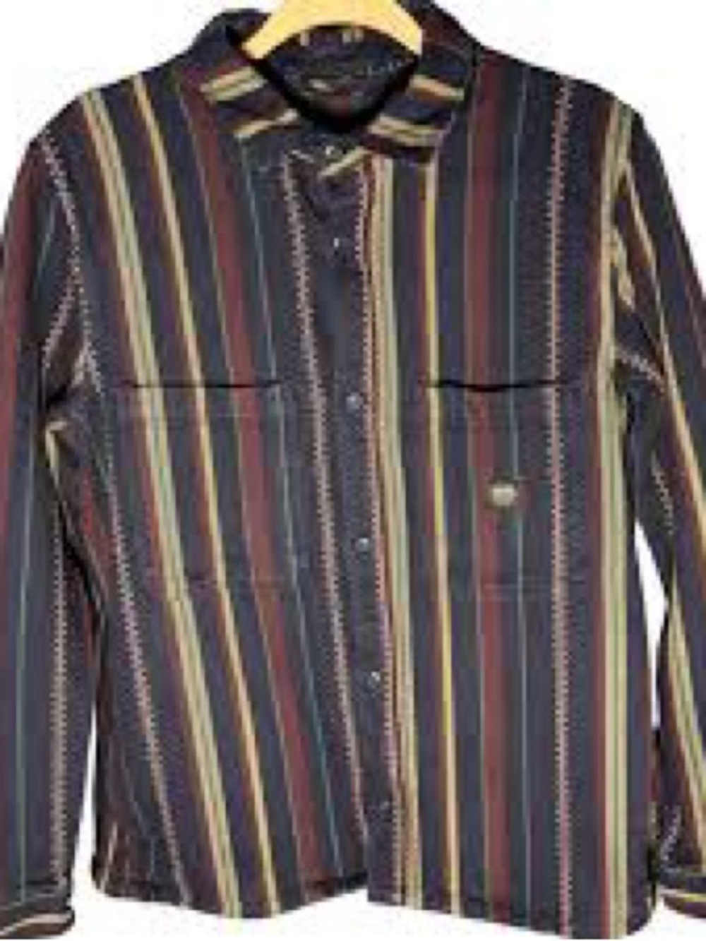 Vans Multicolor Vertical Stripe Button-Up Shirt